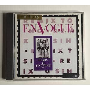 En Vogue Remix to Sing or Mix CD 1991 EastWest Dance Hip Hop New Jack Remixes